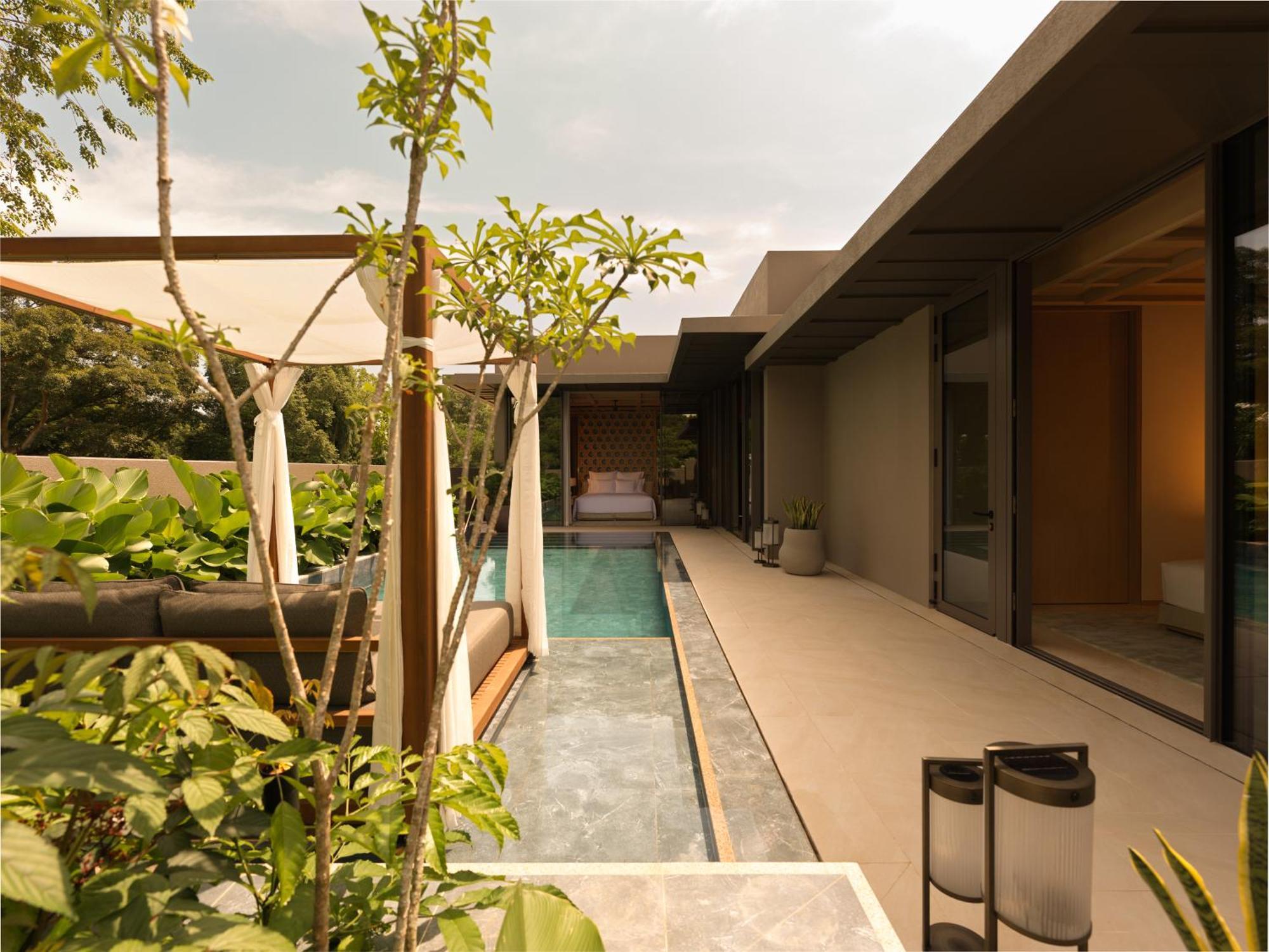 Signature Two-Bedroom Villa with Pool, 1 King Bed & 2 Single Beds